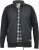 D555 MARSDEN Hybrid Knitted Jacket With Bonded Fleece Lining Black - Μπουφάν - Aνδρικά μπουφαν μεγάλα μεγέθη