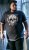 D555 DARREN Skull Printed T-Shirt With Double Layer On Hem & Cuff Black Reno - Μακό μπλουζάκια - Aνδρικά μπλουζεσ μεγάλα μεγέθη