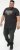 D555 EDWALTON NYCTY Camo Printed Crew Neck T-Shirt Washed Black - Μακό μπλουζάκια - Aνδρικά μπλουζεσ μεγάλα μεγέθη