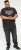 D555 EDWALTON NYCTY Camo Printed Crew Neck T-Shirt Washed Black - Μακό μπλουζάκια - Aνδρικά μπλουζεσ μεγάλα μεγέθη