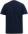 D555 SANDFORD Double Layer On Neck Ribs And Hem Waffle Textured T-Shirt Navy - Μακό μπλουζάκια - Aνδρικά μπλουζεσ μεγάλα μεγέθη
