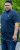 D555 SANDFORD Double Layer On Neck Ribs And Hem Waffle Textured T-Shirt Navy - Μακό μπλουζάκια - Aνδρικά μπλουζεσ μεγάλα μεγέθη