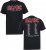 D555 JAILBREAK Official Ac/Dc Printed T-Shirt With Front And Back Print - Black - Μακό μπλουζάκια - Aνδρικά μπλουζεσ μεγάλα μεγέθη