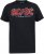 D555 JAILBREAK Official Ac/Dc Printed T-Shirt With Front And Back Print - Black - Μακό μπλουζάκια - Aνδρικά μπλουζεσ μεγάλα μεγέθη