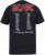 D555 JAILBREAK Official Ac/Dc Printed T-Shirt With Front And Back Print - Black - Μακό μπλουζάκια - Aνδρικά μπλουζεσ μεγάλα μεγέθη