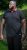D555 CHESTER Pique Polo With Red Collar With Tipping Detail And Chest Embroidery Black - Πόλο μπλουζάκια - Aνδρικά μπλουζακια πολο μεγάλα μεγέθη