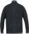 D555 ABERDARE Knitted Zip Through Sweater With Bonded Check Lining Charcoal Marl - φούτερ/Φούτερ με κουκούλα - φούτερ/Φούτερ με κουκούλα ανδρικά μεγάλα μεγέθη 