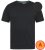 D555 Motherwell Thermal Short Sleeve T-Shirt Black - Εσώρουχα/Μαγιό - Aνδρικά Εσώρουχα μεγάλα μεγέθη