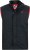 D555 FELIPE Zip Through Padded Gilet With Contrast Colour Lining And Rubber Badge Black - Μπουφάν - Aνδρικά μπουφαν μεγάλα μεγέθη