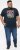 D555 JAGGER Legends Motor Bike Printed Crew Neck T-Shirt Navy - Μακό μπλουζάκια - Aνδρικά μπλουζεσ μεγάλα μεγέθη