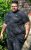 D555 ORSTON Reno Fabric Crew Neck T-Shirt With Chest Embroidery Black Reno - Μακό μπλουζάκια - Aνδρικά μπλουζεσ μεγάλα μεγέθη