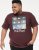 D555 DIVISION Official Pink Floyd Printed T-Shirt Burgundy - Μακό μπλουζάκια - Aνδρικά μπλουζεσ μεγάλα μεγέθη