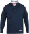 D555 SWANN Quarter Neck Sweatshirt With Quilted Top Panel Navy - φούτερ/Φούτερ με κουκούλα - φούτερ/Φούτερ με κουκούλα ανδρικά μεγάλα μεγέθη 