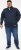 D555 SWANN Quarter Neck Sweatshirt With Quilted Top Panel Navy - φούτερ/Φούτερ με κουκούλα - φούτερ/Φούτερ με κουκούλα ανδρικά μεγάλα μεγέθη 