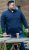 D555 SWANN Quarter Neck Sweatshirt With Quilted Top Panel Navy - φούτερ/Φούτερ με κουκούλα - φούτερ/Φούτερ με κουκούλα ανδρικά μεγάλα μεγέθη 