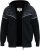 D555 HENNESSEY Zip Through Hoody With Sherpa Lining Black - φούτερ/Φούτερ με κουκούλα - φούτερ/Φούτερ με κουκούλα ανδρικά μεγάλα μεγέθη 