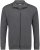 Adamo Athen Sweat Jacket with Full Zipper Charcoal - φούτερ/Φούτερ με κουκούλα - φούτερ/Φούτερ με κουκούλα ανδρικά μεγάλα μεγέθη 