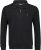 Adamo Athen Sweatshirt Half Zipper Black - φούτερ/Φούτερ με κουκούλα - φούτερ/Φούτερ με κουκούλα ανδρικά μεγάλα μεγέθη 