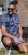 D555 Truro Hawaiian AOP Short Sleeve Button Down Collar Shirt Navy - Πουκάμισα - Aνδρικά πουκαμισα μεγαλα μεγάλα μεγέθη