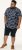 D555 Truro Hawaiian AOP Short Sleeve Button Down Collar Shirt Navy - Πουκάμισα - Aνδρικά πουκαμισα μεγαλα μεγάλα μεγέθη