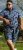 D555 Truro Hawaiian AOP Short Sleeve Button Down Collar Shirt Navy - Πουκάμισα - Aνδρικά πουκαμισα μεγαλα μεγάλα μεγέθη