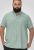 D555 Falmouth 2 Linen Mix Short Sleeve Shirt With Button Down Mint - Πουκάμισα - Aνδρικά πουκαμισα μεγαλα μεγάλα μεγέθη