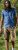 D555 Hartlepool Short Sleeve Vintage Car AOP Stretch Shirt Blue - Πουκάμισα - Aνδρικά πουκαμισα μεγαλα μεγάλα μεγέθη