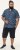 D555 Hartlepool Short Sleeve Vintage Car AOP Stretch Shirt Blue - Πουκάμισα - Aνδρικά πουκαμισα μεγαλα μεγάλα μεγέθη