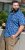 D555 Hartlepool Short Sleeve Vintage Car AOP Stretch Shirt Blue - Πουκάμισα - Aνδρικά πουκαμισα μεγαλα μεγάλα μεγέθη