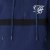 D555 Sergio Half Zip Hoodie Navy - φούτερ/Φούτερ με κουκούλα - φούτερ/Φούτερ με κουκούλα ανδρικά μεγάλα μεγέθη 