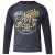 D555 Neill Long Sleeve T-shirt Black - Μακό μπλουζάκια - Aνδρικά μπλουζεσ μεγάλα μεγέθη
