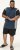 D555 Neath Cut And Sew Crew Neck T-Shirt Denim - Μακό μπλουζάκια - Aνδρικά μπλουζεσ μεγάλα μεγέθη