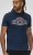 D555 Cheltenham Record With Reflection Printed T-shirt French Navy - Μακό μπλουζάκια - Aνδρικά μπλουζεσ μεγάλα μεγέθη