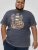 D555 Stockport Multi Coloured Guitar Printed T-Shirt Denim - Μακό μπλουζάκια - Aνδρικά μπλουζεσ μεγάλα μεγέθη
