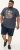 D555 Stockport Multi Coloured Guitar Printed T-Shirt Denim - Μακό μπλουζάκια - Aνδρικά μπλουζεσ μεγάλα μεγέθη