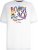 D555 SYDNEY Multi Coloured Bondi Beach Printed T-Shirt White - Μακό μπλουζάκια - Aνδρικά μπλουζεσ μεγάλα μεγέθη