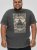 D555 HANLEY Official Pink Floyd Crew Neck T-Shirt Dark Grey - Μακό μπλουζάκια - Aνδρικά μπλουζεσ μεγάλα μεγέθη