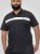 D555 Hinckley Stretch Polo With Contrast Tipping Collar Navy - Πόλο μπλουζάκια - Aνδρικά μπλουζακια πολο μεγάλα μεγέθη