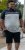D555 Tipton Stripe Jacquard Short Sleeve Polo Navy - Πόλο μπλουζάκια - Aνδρικά μπλουζακια πολο μεγάλα μεγέθη