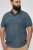 D555 Woolwich AOP Polo Shirt With Ribbed Collar Blue - Πόλο μπλουζάκια - Aνδρικά μπλουζακια πολο μεγάλα μεγέθη