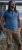 D555 Woolwich AOP Polo Shirt With Ribbed Collar Blue - Πόλο μπλουζάκια - Aνδρικά μπλουζακια πολο μεγάλα μεγέθη