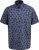 D555 Kettering Hawaiian Leaf AOP Short Sleeve Button Down Collar Shirt Denim - Πουκάμισα - Aνδρικά πουκαμισα μεγαλα μεγάλα μεγέθη