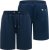 D555 Spalding Elasticated Waist Interlock Shorts Navy - Αθλητικές φόρμες/σορτσάκια - Αθλητικές Φόρμες ανδρικεσ μεγάλα μεγέθη