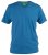 D555 Signature V-neck T-shirt Blue - Μακό μπλουζάκια - Aνδρικά μπλουζεσ μεγάλα μεγέθη