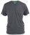 D555 Signature V-neck T-shirt Charcoal - Μακό μπλουζάκια - Aνδρικά μπλουζεσ μεγάλα μεγέθη