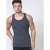 D555 Fabio Tanktop Charcoal - Μακό μπλουζάκια - Aνδρικά μπλουζεσ μεγάλα μεγέθη