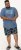 D555 Cardiff Surfer And Waves Printed Crew Neck T-shirt Denim Marl - Μακό μπλουζάκια - Aνδρικά μπλουζεσ μεγάλα μεγέθη