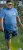 D555 Cardiff Surfer And Waves Printed Crew Neck T-shirt Denim Marl - Μακό μπλουζάκια - Aνδρικά μπλουζεσ μεγάλα μεγέθη