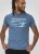 D555 Cardiff Surfer And Waves Printed Crew Neck T-shirt Denim Marl - Μακό μπλουζάκια - Aνδρικά μπλουζεσ μεγάλα μεγέθη
