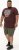 D555 Loughborough Official Gas Monkey Crew Neck T-Shirt Burgundy Black Twist - Μακό μπλουζάκια - Aνδρικά μπλουζεσ μεγάλα μεγέθη